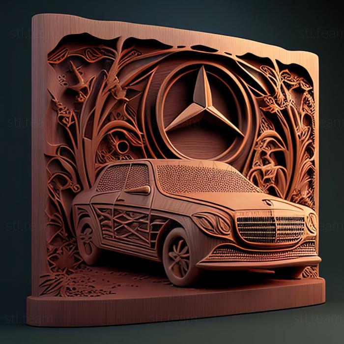 3D модель Mercedes Benz C215 (STL)